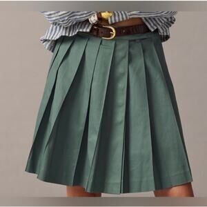 J Crew Bundle Pleated Mini Skirt and Shirt SZ. 6